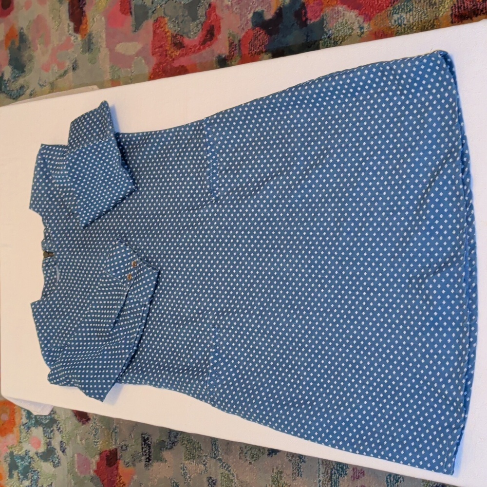 Blue Cotton Dress